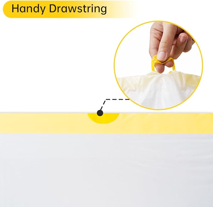 60 Count Self-Cleaning Litter Box Liners for MW-SCO1/MW-SC02/MW-LR01 - Leakproof & Odor-Control Design, 2x Thicker Material Than Standard Liners, Automatic Cat Litter Box Accessories