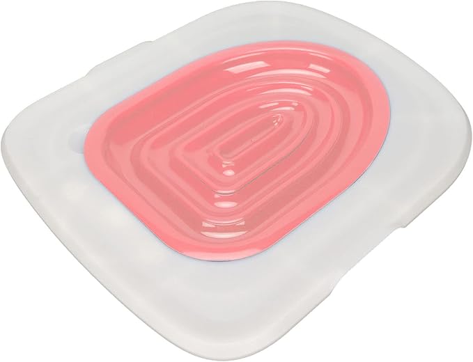 Cat Toilet Training Kit Urinal Seat with Design,Universal Reusable Environmentally Friendly Cat Toilet Trainer for All Age Cat Toilet Training(White Tray, 1 Inner Support)