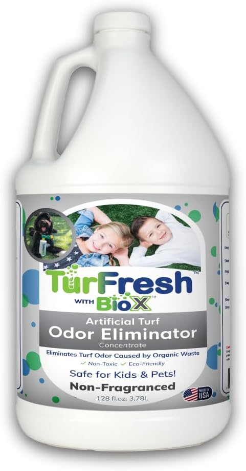 Turfresh with BioX Artificial Turf Odor Eliminator Concentrate - Non-Fragrance 1 Gallon