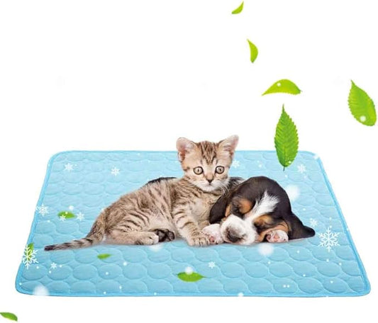 Pet Cooling Mat for Dogs Cats, Summer Dog Cooling Pad for Pet Dog Cooling Blanket for Beds, Sofa, Floors