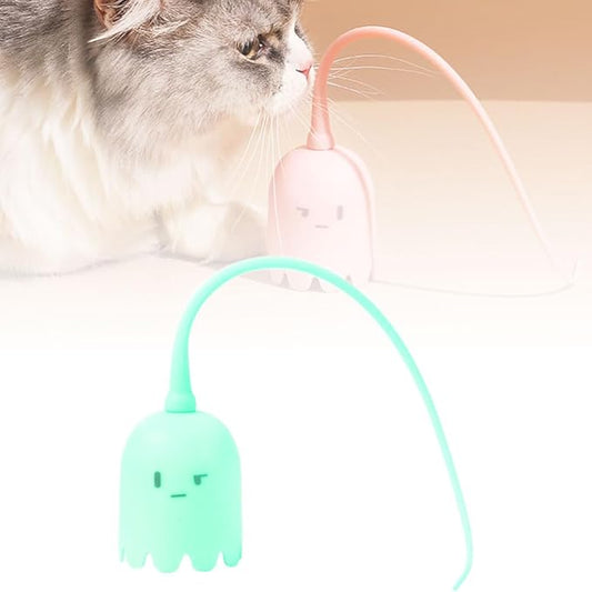 Indoor Cat Toys, Most High-Tech Electric Cat Toy, Interactive Cat Toy Cat Wand Toy for Indoor Cats, Rechargeable Automatic Cat Interactive Toy for Bored Indoor Adult Cats (Green)