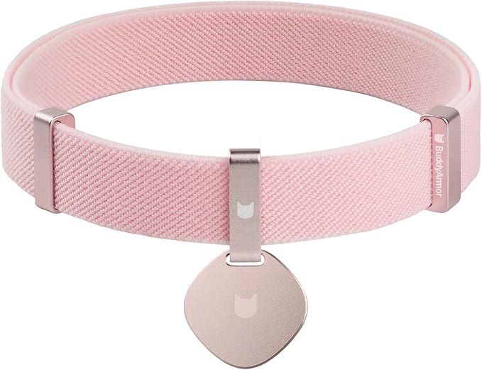 Safety Cat Collar and ID Tag Set - Elastic Quick Release Non Breakaway Personalized Anodized Aluminum Engraved Pet Name Tag, Lightweight for Kitten Small Large Cats