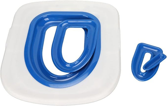 Cat Toilet Training Kit, Cat Toilet Trainer Kit for Teach Cat to Use Toilet, Cat Toilet Training System Universal Reusable Kitty Toilet Training Kit, Cat Toilet (Blue)