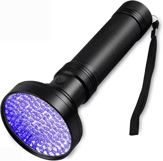 UV Flashlight Black Light, 100 LED Black Flash Light for Dog/Cat Pet Urine Detection, Scorpions Finder