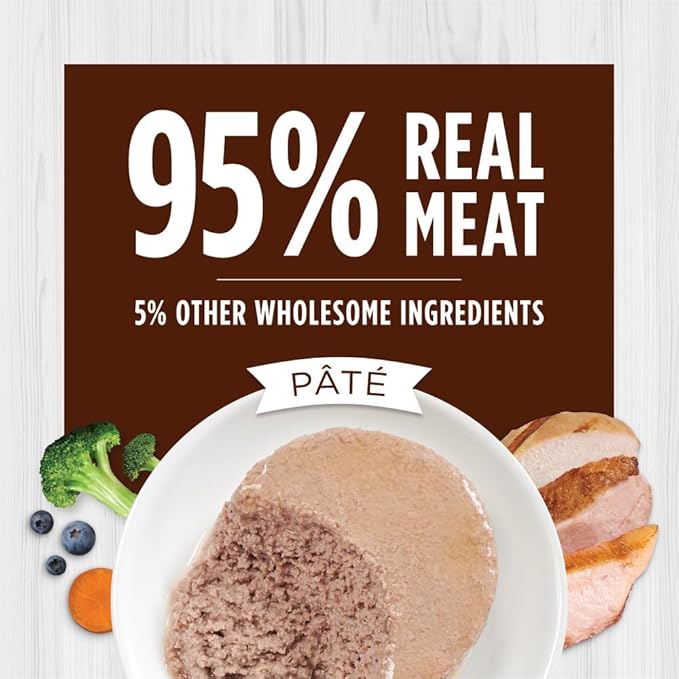 Instinct Original Pate Wet Cat Food, Grain Free Recipe - Variety Pack, 5.5 oz. Cans (Pack of 12)