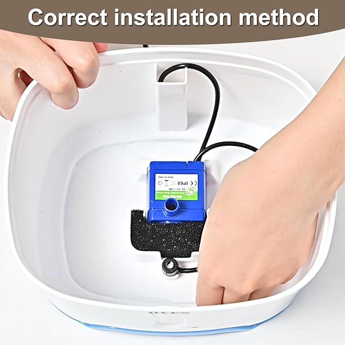 Cat Water Fountain Foam Filter, 8 Packs Cat Fountain Sponge Filter Replacement Filter for Pet Water Fountain Automatic Drinking Water Dispenser(U Sponge 8 Pack)