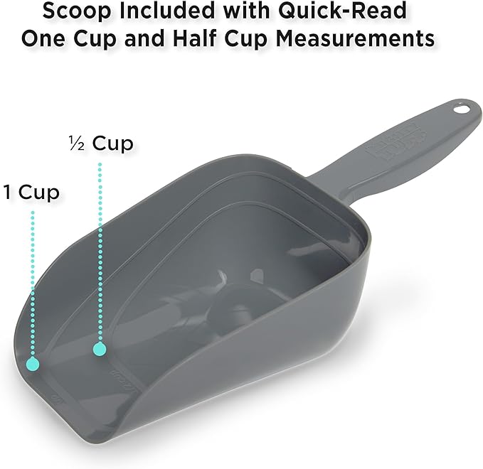 Mighty Tuff Airtight Dog Food Storage Container – 13 Gal, up to 54 lb Capacity – Cat and Dog Food Container with Twist Lid & Handles – BPA-Free, Made in USA