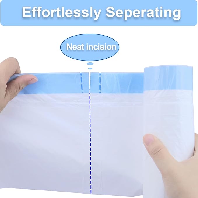 120 Count Cat Litter Box Liners,Waste Bags,Waste Drawer Liners Heavy Duty,Extra-Thick,For Automatic Cat Litter Box & Litter-Robot 4/3,Economy Bulk Pack