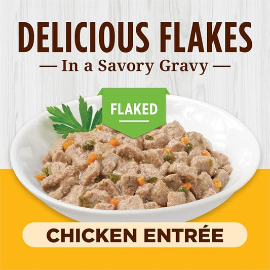 Instinct Flaked Entrée Wet Canned Cat Food - Chicken, 5.5 oz. Cans (Pack of 12)