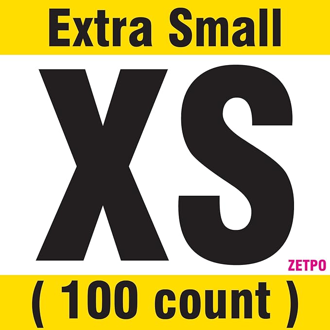 zetpo Cat Nail Caps | Cat Claw Covers | with Adhesives and Applicators (XS, 5X Solid Random Colors | 100 pcs)