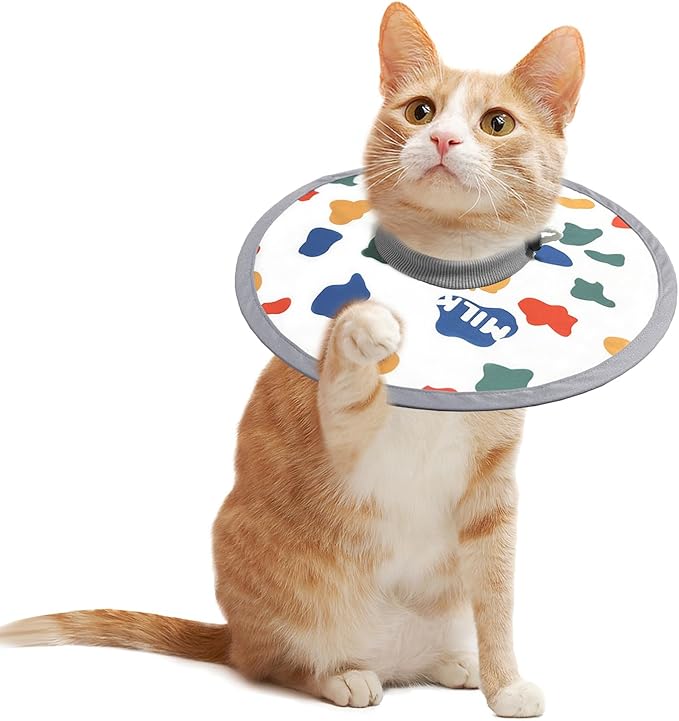 LOS ANDES Recovery Collar - Adjustable Protection, Alternative to Cat Neck Cones, Lightweight and Safe for Kittens and Puppies