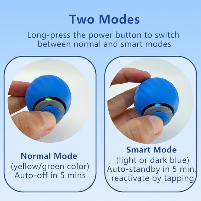 Speedy Ball 2.0 with Tail, Interactive Toys for Bored Indoor Cats Enrichment, Automatic Rolling Ball Kitten Exercise, Turbo Funny Self Play Moving Flying Toy 3.0, Electronic Pet Chase Mouse Games