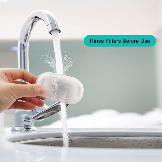 Cat Water Fountain Filters for Stainless Steel 67oz/2L Adjustable Water Flow Pet Fountain, 8 Pack Pet Replacement Filters with 8 Sponges