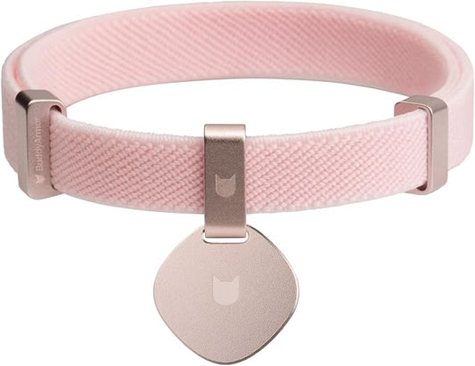 Safety Cat Collar and ID Tag Set - Elastic Quick Release, Non Breakaway Cat Collar Personalized Anodized Aluminum Pet Name Tag, Lightweight for Kitten and Small Large Cats