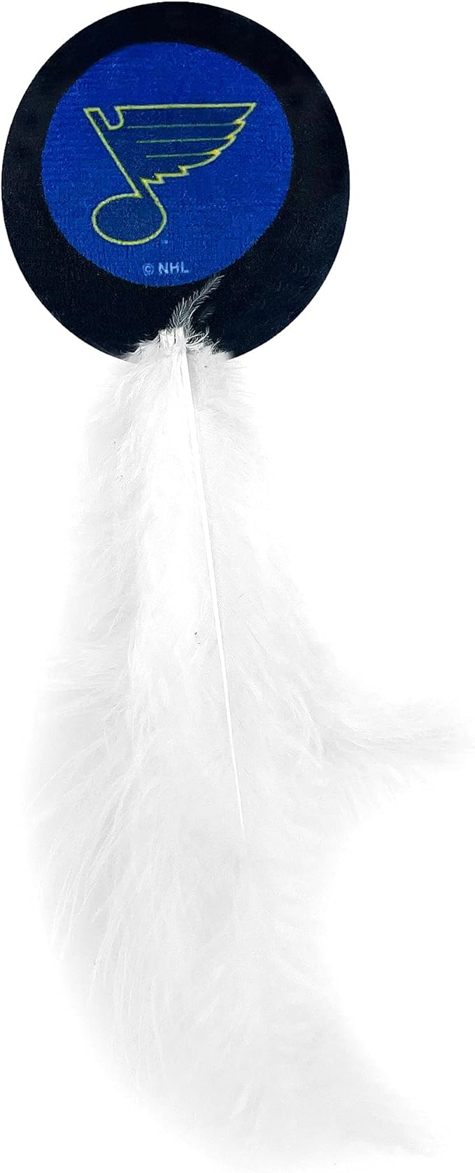 Best Plush CAT Toy NHL ST Louis Blues Complete Set of 3 Piece Cat Toys Filled with Fresh Catnip. Includes: 1 Jersey Cat Toy, 1 Hockey Puck Cat Toy with Feathers & 1#1 Fan Cat Toy. Beautiful Team Logo