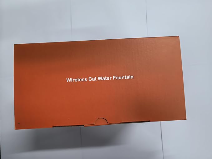 Battery Operated Cat Water Fountain: Wireless Pet Fountain with Filter - 108oz/3.2L Cordless Cat Dispenser with Motion Sensor Rechargeable Automatic Drinking Fountains for Cats Indoor - Plastic Model