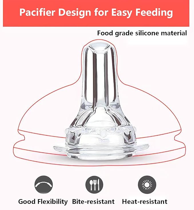 Pet Liquid Feeding Kit Pet Feeding Syringe Soft Tip, Cat Dog Syringe Bottles for Pet Feeding,Pet Medical Feeding Dispenser Tool (White)