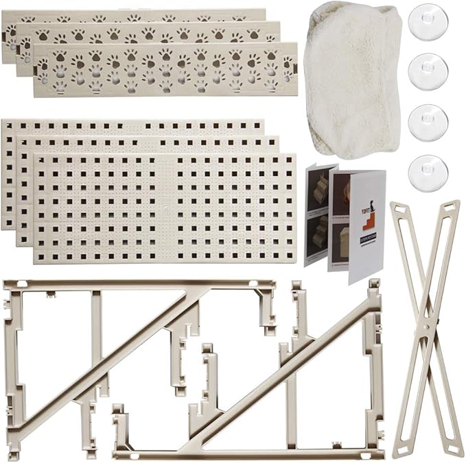 YOFIT Doggy Steps - Non-Slip 3 Steps Pet Stairs,Holds Up to 50 lbs