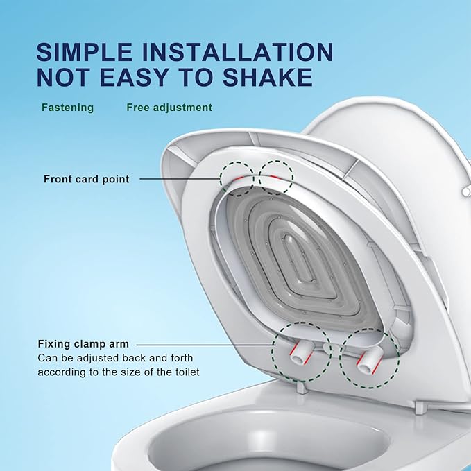 Cat Toilet Training Kit, Reusable Universal Cats Potty Toilet Trainer System, Teach Kitty How to Use Toilet Bowl, Professional Cat Urinal Seat Trainer for Home (White Tray, 1 Gray Inner Support)