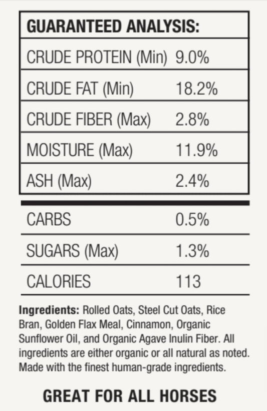 Horse Treats, Blonde Bits of Health, Low Carb/Sugar, A Softer Cookie, Wheat, Corn, Soy & Alfalfa Free, Made with Cinnamon & Agave, All Natural Ingredients, 15 lb