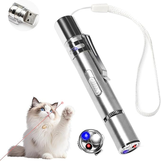 Laser Pointer Cat Toys (Silver)