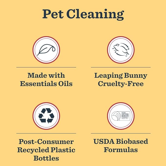 Mrs. MEYER'S CLEAN DAY Pet Stain & Odor Fighter, Orange Blossom Scent, 16oz