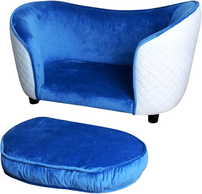 AFBKSS&BB Cat Sofa,Dog Chair,Pet Sofa Bed,Soft Velvet Couch with Removeable Washable Cushion for Puppy