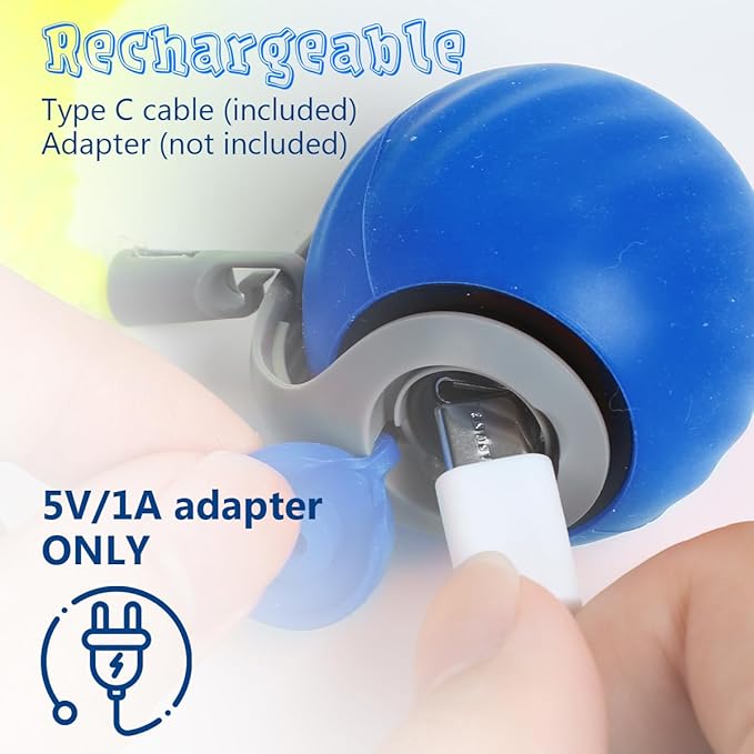 Smart Interactive Cats Toy Balls,Automatic Moving Balls for Cat Dog Touch Motion Rolling Toy Ball,Self Rolling Smart Ball Toy Interactive Cat Toys with Tail