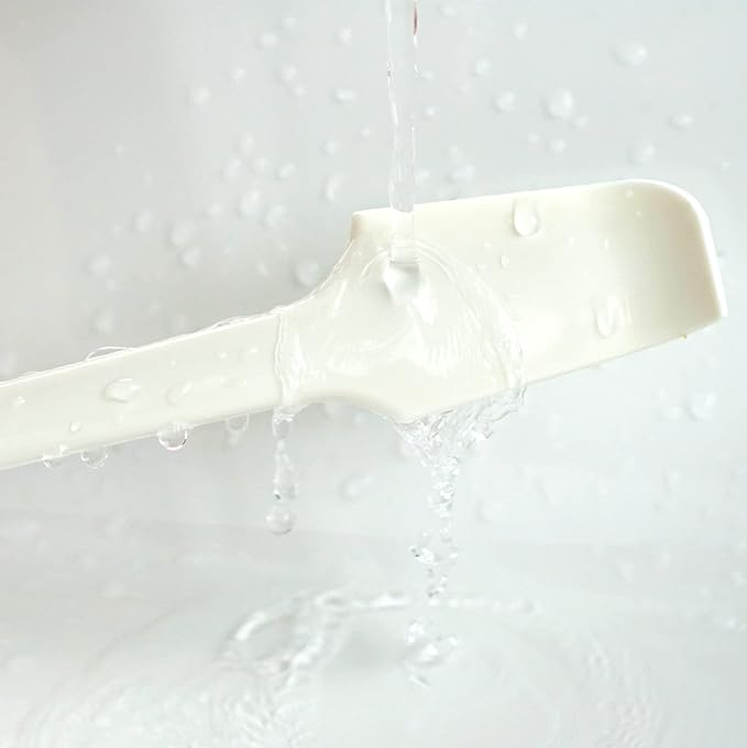 Meow&Woof Cat Wet Food Spoon, Mini Spatula for Pet Canned Food, BPA Free Silicone Can Spoons for Animal Feeding, Small Jars Spatulas, Easy Clean Scraper for Dog Food Cans-White