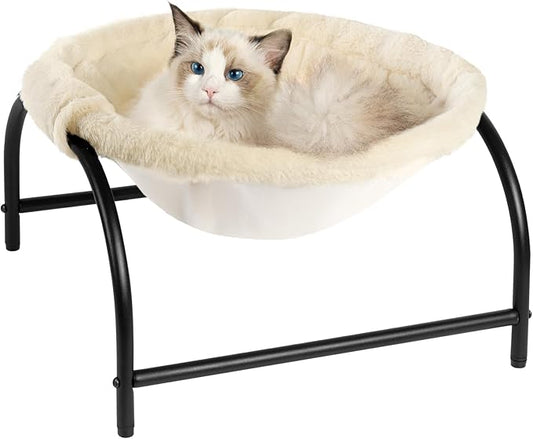 Cat Bed Dog Perch Pet Hammock Bed Pet Sleeping Cat Supplies Pet Supplies Whole Wash Stable, Detachable, Breathable, Easy Assembly Indoors Outdoors, 16.9 in x 16.9 in x 9.5 in