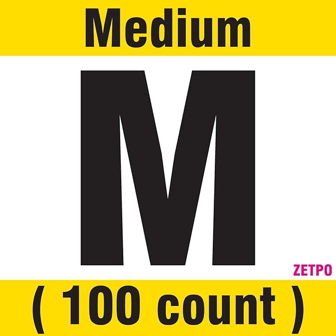 zetpo Cat Nail Caps | Cat Claw Covers | with Adhesives and Applicators (M, 5X Solid Random Colors | 100 pcs)