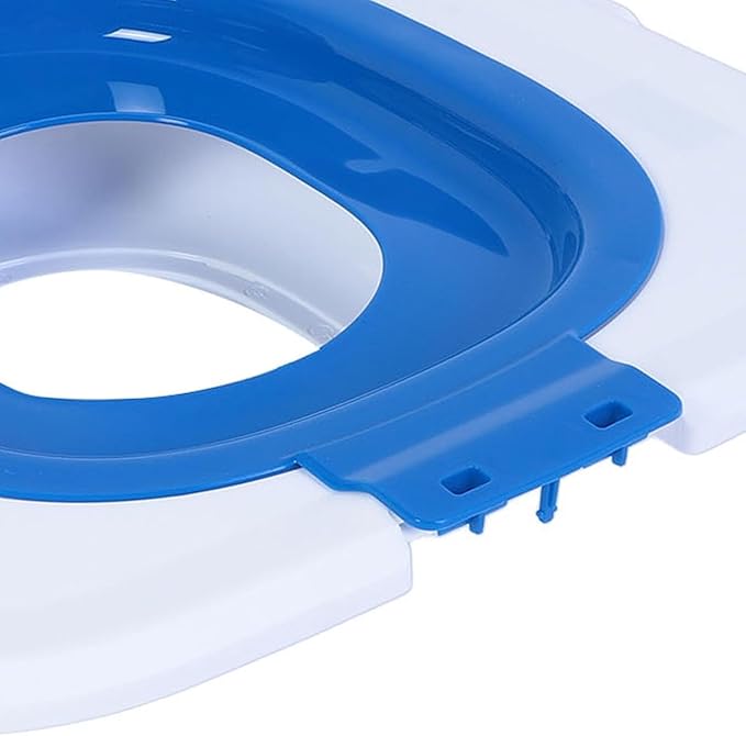 Universal Reusable Cat Toilet Trainer Kit - Detachable Design for Easy Cleaning | Home Pet Care Potty Training System with Litter Box Compatibility (Blue)