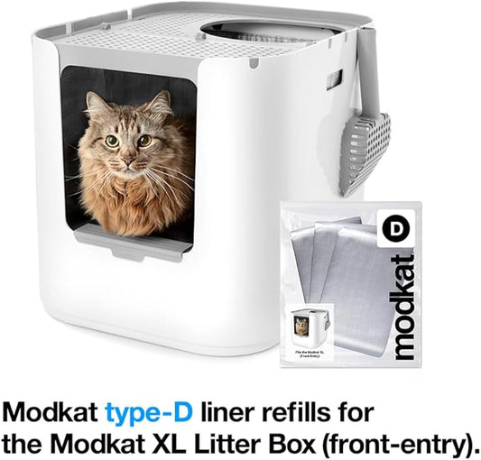 Modkat® XL Litter Box Front-Entry Liners (3-Pack) - Liner Type D