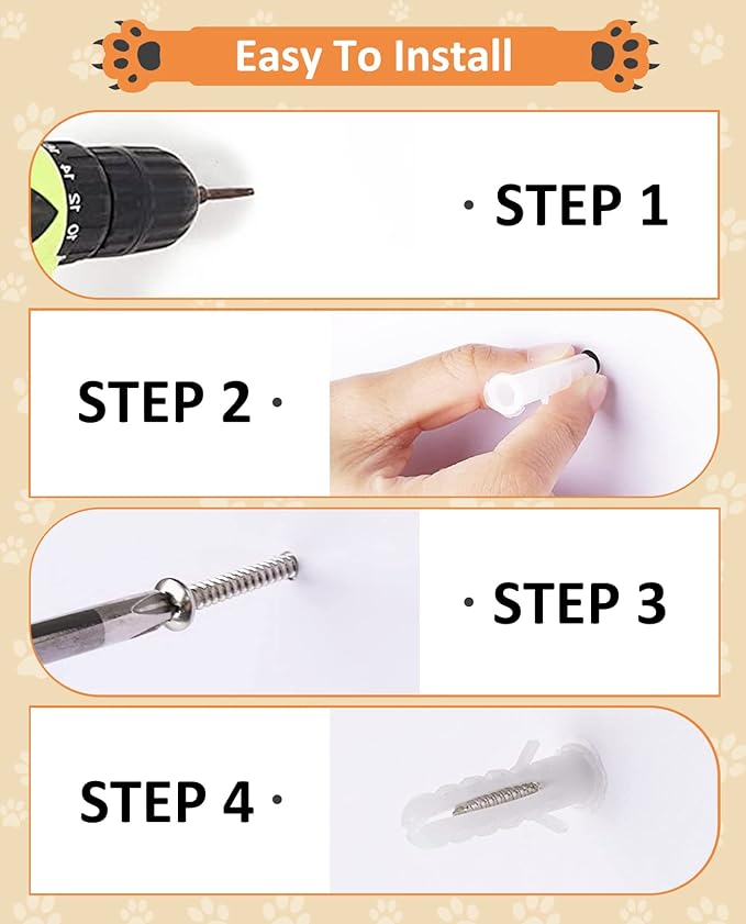 BNOSDM 3 Pack Cat Wall Corner Scratcher for Indoor Cats Walls Mounted Sisal Scratch Board Protector Vertical Anti Scratching Pad Protect Furniture Pet Wear Resistant Mat for Door Sofa