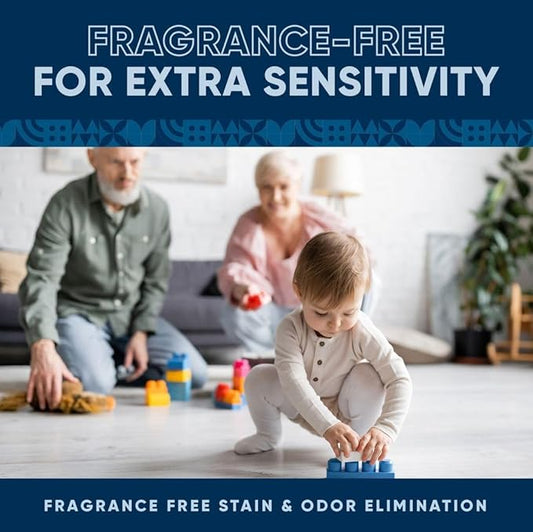 Pet Stain and Odor Remover - Cat Urine Enzyme Cleaner, Urine Destroyer for Dogs, Pet Urine Enzyme Cleaner [All New Fragrance Free] - 128oz