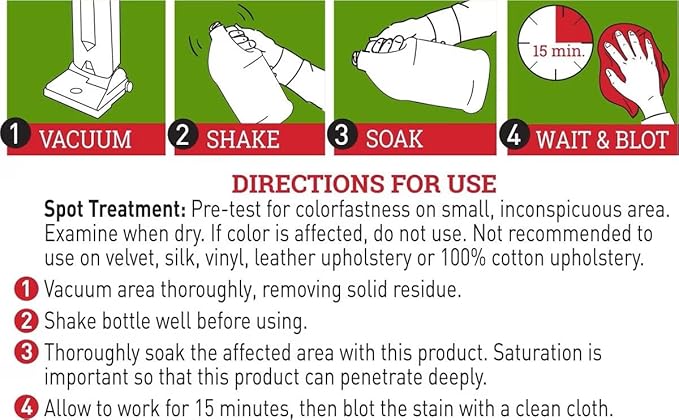 Nature’s Miracle Carpet Shampoo, Deep-Cleaning Pet Stain And Odor Remover, 64 Ounces