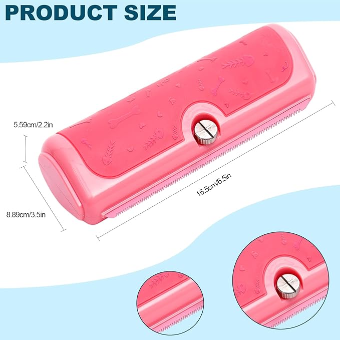 Professional Deshedding Brush for Pets – Grooming Brush for Dogs, Cats & Horses – Shedding Control Comb to Reduce Pet Hair – Ergonomic, Easy Clean Pet Hair Remover Tool