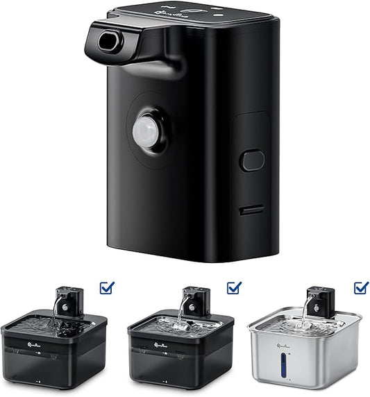 DownyPaws Replacement Battery Compartment Black for Battery Operated Cat Water Fountian DPWFP6