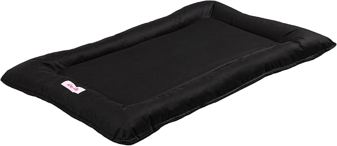 DBD3004E-M Archie 29.5" x 22.5" Traditional Oxford Waterproof Indoor/Outdoor Hand-Washable Memory Foam Camping Pet Bed, Ink