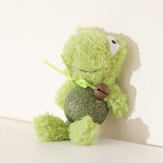 Cat Toys with Catnip Kitten Chew Bite Supplies Boredom Relief Fluffy Kitty Teeth Cleaning Chewing Cat Lovers Interactive Plush Gift (New Forg)