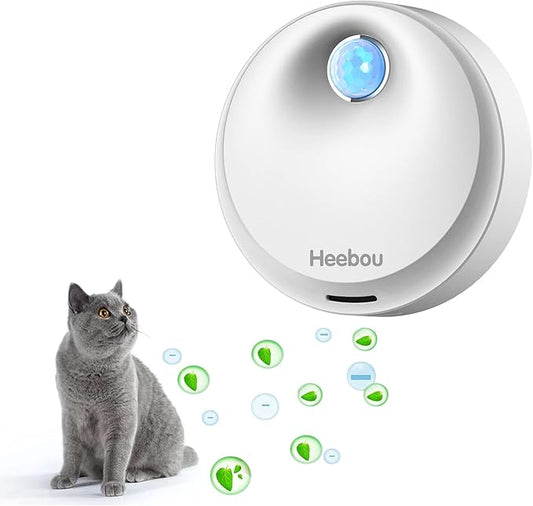 Cat Litter Deodorizer - Litter Box Odor Eliminator for All Kinds of Pets Room Wardrobe Kitchen Shoe Cabinet Toilet and Small Area Smart Deodorization Dust-Free