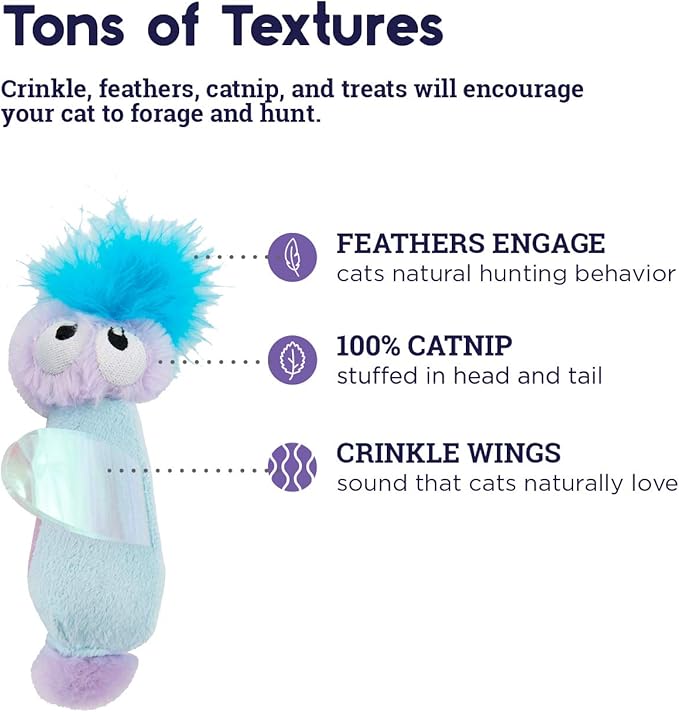 Petstages Swat 'N Treat Fairy Kicker Treat-Dispensing Toy for Cats