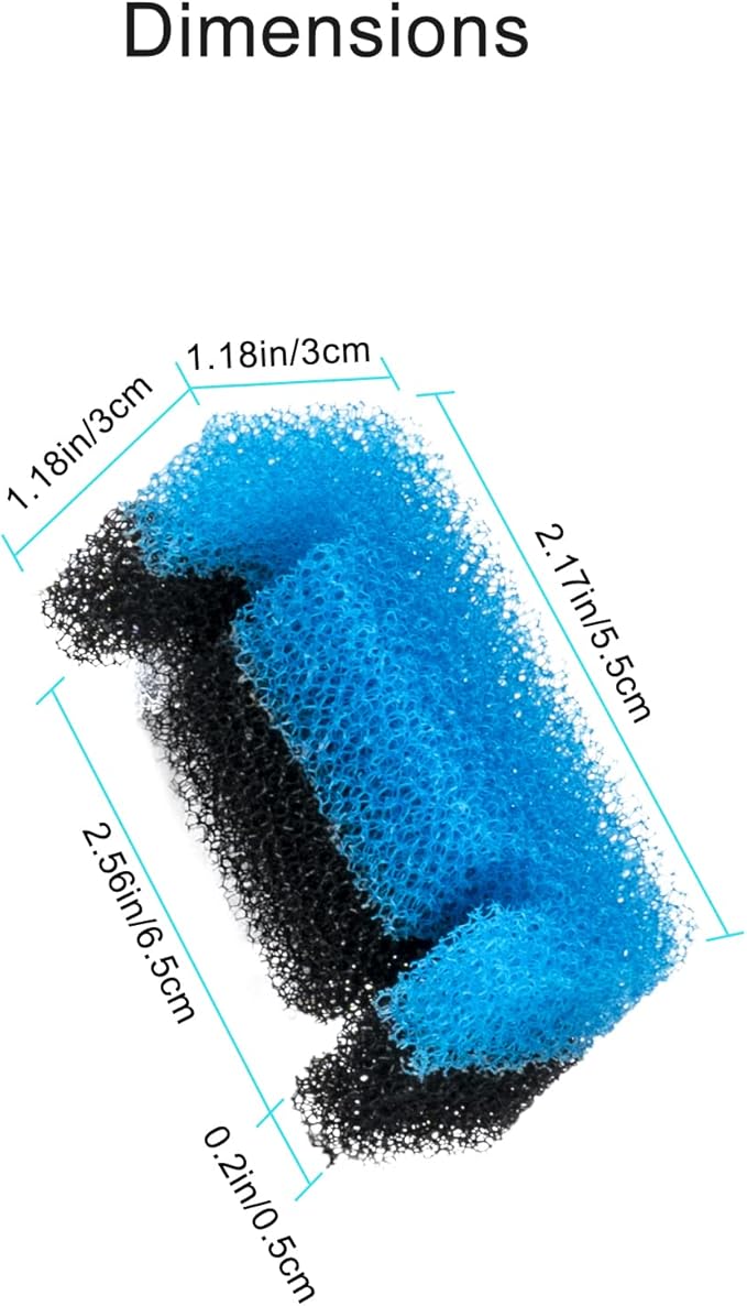 Wonder Creature Cat Water Filter, Cat Fountain Filter Replacement, 8 Square Carbon Filters and 4 Upgraded Sponge Foam Filter for Cubic Stainless Steel Top Cat Fountain