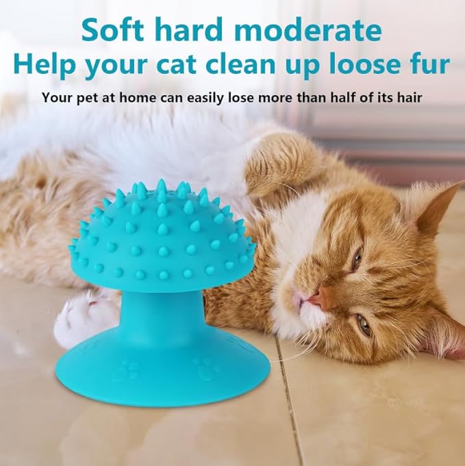 3-Pack Cat Scratcher cat self groomer for Loose Fur Removal, Catnip Massager, Massage Combs for Short & Long Fur Cats and Kittens