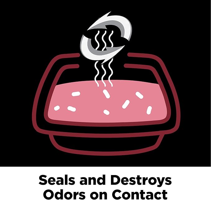ARM & HAMMER Clump & Seal Clumping Cat Litter, 14-Day Odor Control Litter, Platinum Multi-Cat Formula Complete Odor Sealing Formula, Online Exclusive, 37lbs