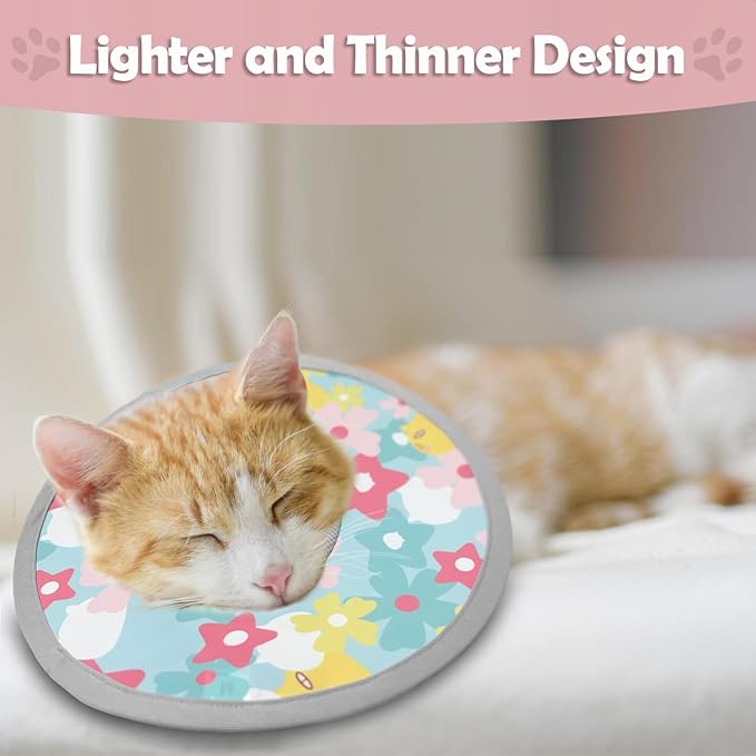 LOS ANDES Recovery Collar - Adjustable Protection, Alternative to Cat Neck Cones, Lightweight and Safe for Kittens and Puppies