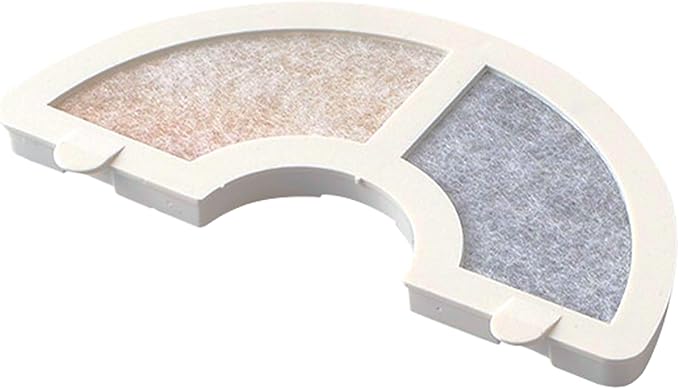 ELECOM Automatic Pet Water Fountain for Cats and Dogs, Silent Aqua Water Fountain Replacement Filters, High-Density 3-Stage Filtration (Filters x4, 2 Liters)