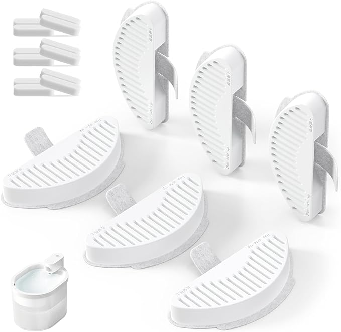 uahpet Official Water Fountain Filters Upgraded 6 Filters & 12 Sponges for 67oz/2L Automatic Pet Fountain