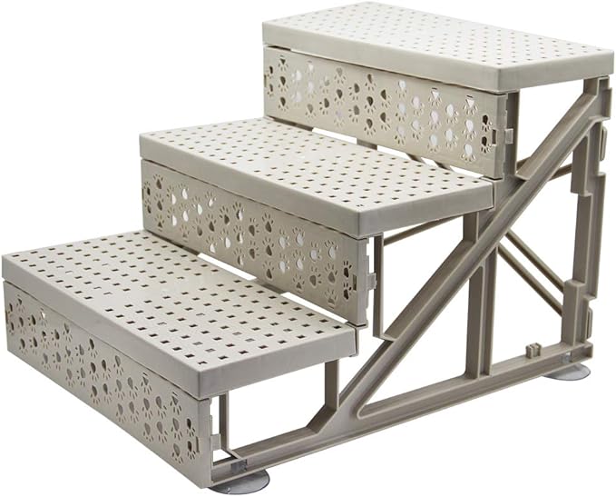 YOFIT Doggy Steps - Non-Slip 3 Steps Pet Stairs,Holds Up to 50 lbs
