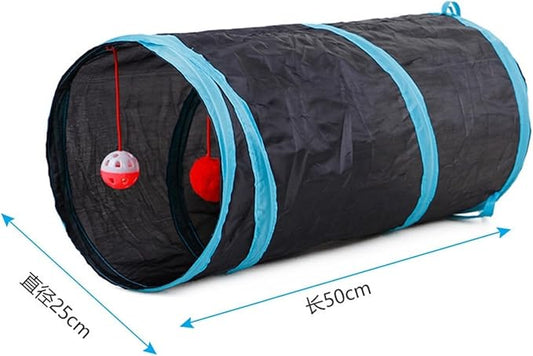 Cat Tunnels Indoors Cat Play Tunnel for Indoor Outdoor, Cat Tunnel Large Cat Toy Kitten Kitty Rabbt (2 Way)